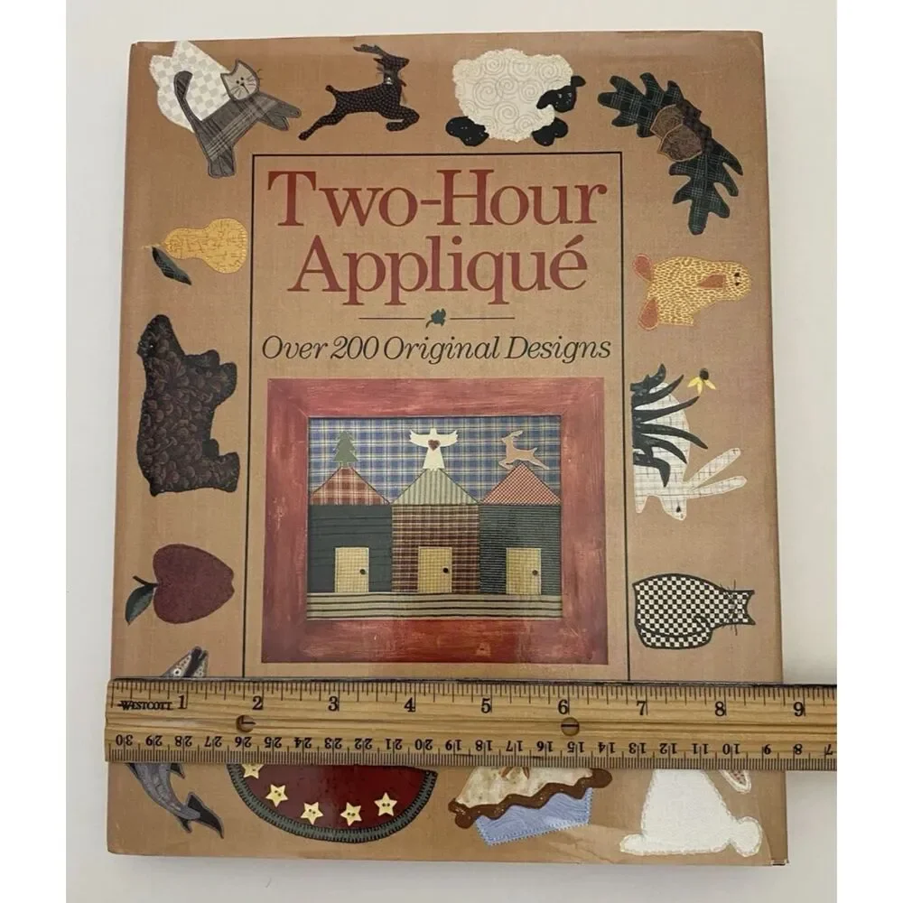 Two-Hour Mini Quilt & Two-Hour Applique : Lot Of 2 VTG Books-Hardcover